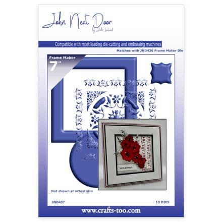 JND437 - Folk Art Frame - John Next Door Dies