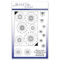 JND5001 ~ Gerbera Daisy ~ clear stamps ~ John Next Door
