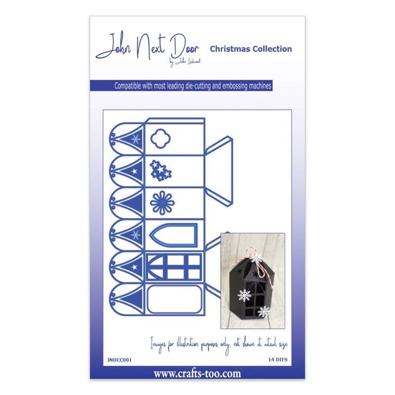 JNDCC001 ~ Small Lantern ~ 14 dies ~ Christmas Collection - John Next Door