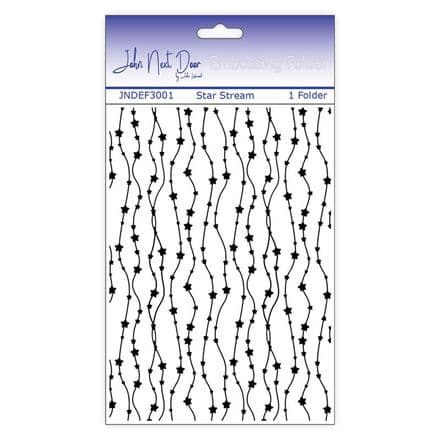 JNDEF3001 - Star Stream - Embossing Folder - John Next Door