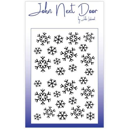 JNDM0025 - Snowflakes ~ Stencil - John Next Door