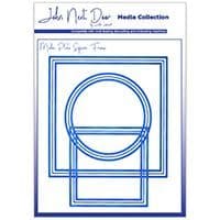 JNDMM005 - Media Plate Square Frame - Media Collection - John Next Door