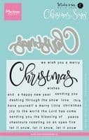 KJ1719 ~ Christmas Song ~ By Karin Joan ~ Marianne Design Stamp and Die Set
