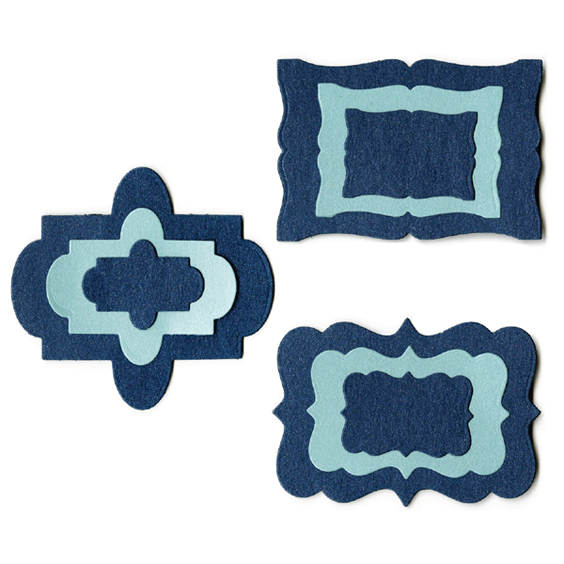 L-CC-014 Nesting Frames cut + emboss 9 dies LifeStyle Crafts