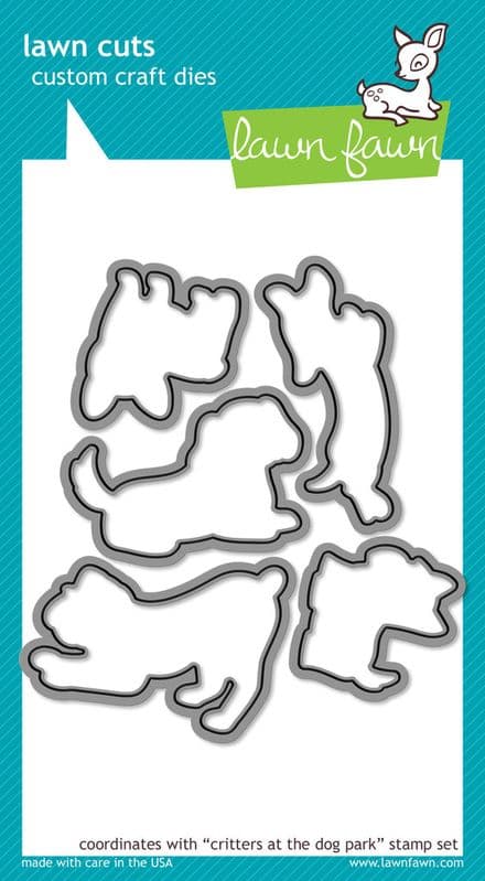 LF0520 ~ CRITTERS - AT THE DOG PARK ~ DIES BY LAWN FAWN