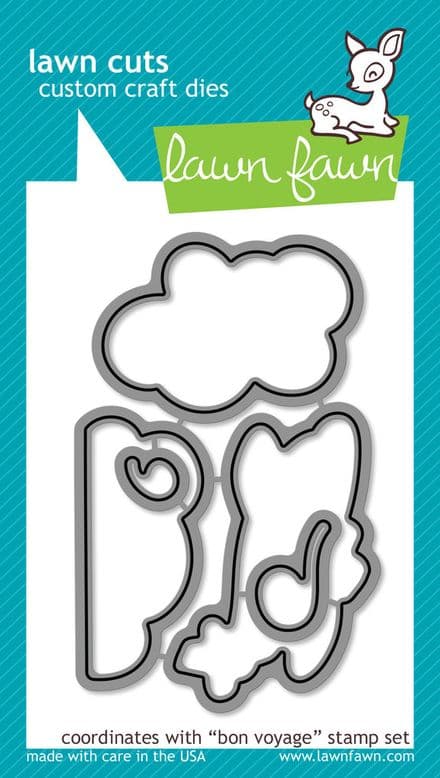 LF0593 M ~ BON VOYAGE ~ DIES BY LAWN FAWN