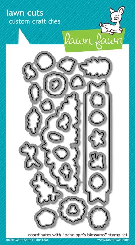 LF0608 ~ PENELOPE'S BLOSSOM ~ DIES BY LAWN FAWN