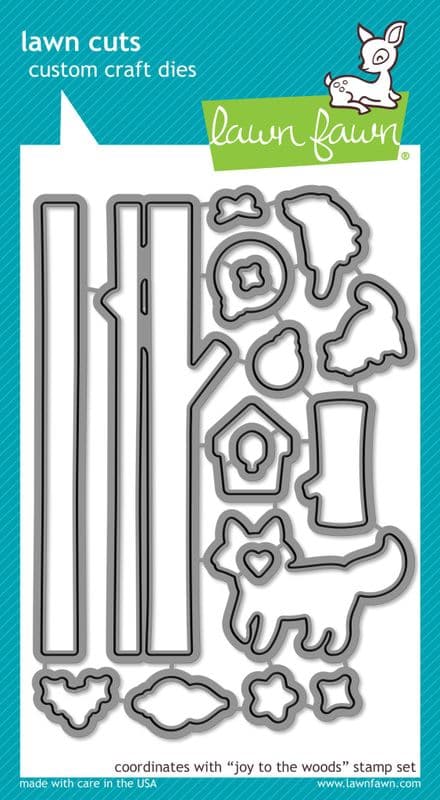 LF0707 ~ JOY TO THE WOODS ~ DIES BY LAWN FAWN