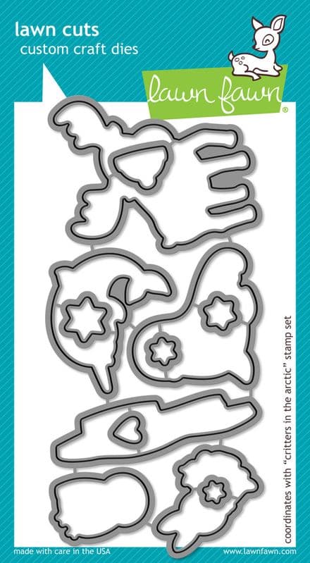 LF0709 ~ CRITTERS IN THE ARCTIC ~ DIES BY LAWN FAWN