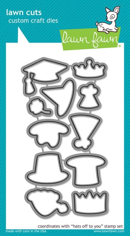 LF0778 ~ HATS OFF TO YOU ~ DIES BY LAWN FAWN