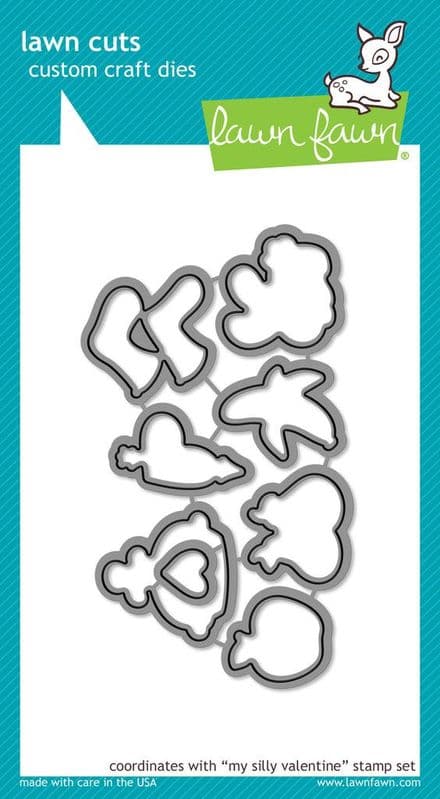 LF0907 ~ MY SILLY VALENTINE ~ DIES BY LAWN FAWN