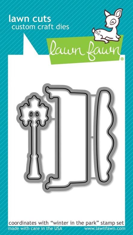 LF0970 M ~ WINTER IN THE PARK ~ DIES BY LAWN FAWN