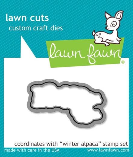 LF0982 S ~ WINTER ALPACA ~ DIES BY LAWN FAWN