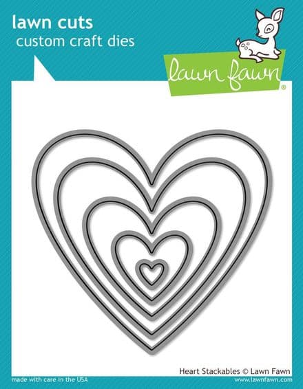 LF1024 ~ HEART STACKABLES ~ DIES BY LAWN FAWN