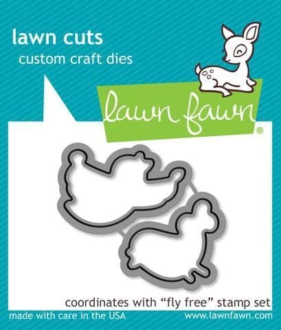 LF1052 - S ~ Fly Free ~ DIES BY LAWN FAWN