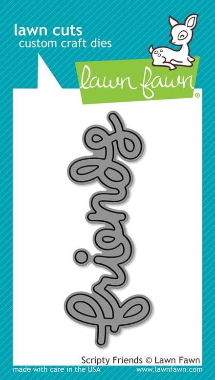 LF1146 M ~ SCRIPTY FRIENDS ~ DIES BY LAWN FAWN