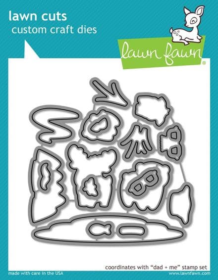 LF1164 ~ DAD + ME ~ DIES BY LAWN FAWN