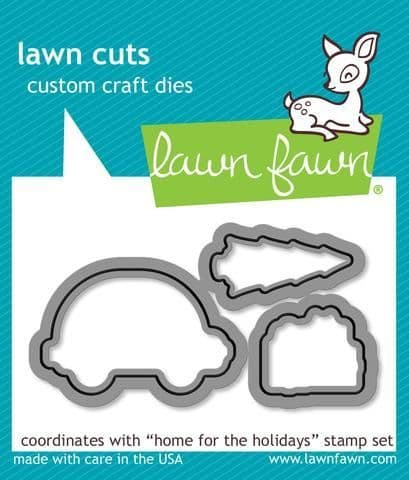LF1221 S ~ HOME FOR THE HOLIDAYS ~ DIES BY LAWN FAWN