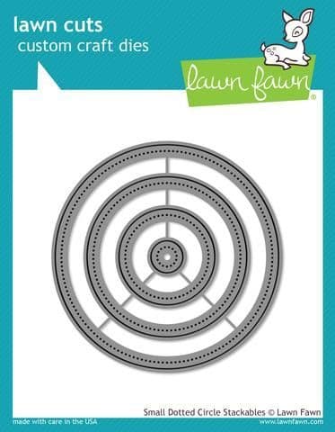 LF1278 ~ SMALL DOTTED CIRCLE STACKABLES ~ DIES BY LAWN FAWN