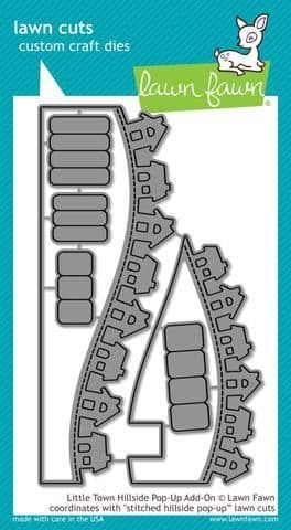 LF1375 ~ Little Town Hillside Pop-up Add-on ~ DIES BY LAWN FAWN