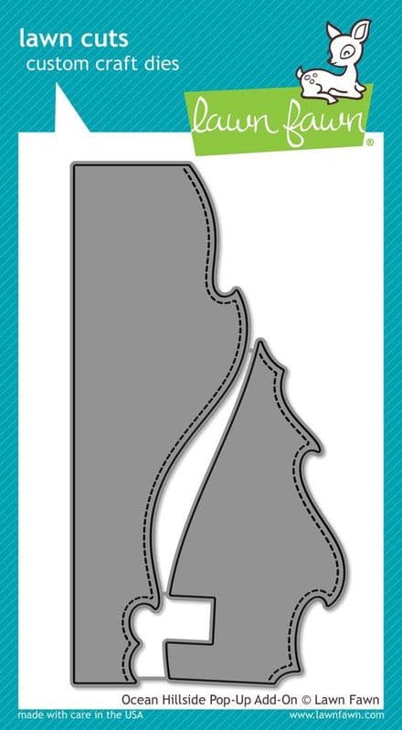 LF1437 ~ Ocean Hillside Pop-up Add On ~ DIES BY LAWN FAWN