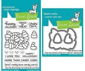 LF1461 S ~ HOW YOU BEAN CANDY CORN ADD ON ~ DIES BY LAWN FAWN