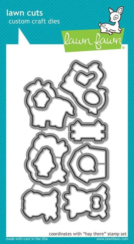 LF1596 ~ Hay There ~ DIES BY LAWN FAWN