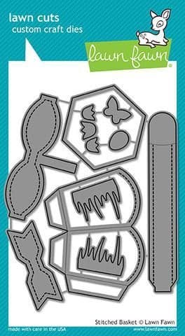 LF1621 ~ Stitched Basket ~ DIES BY LAWN FAWN