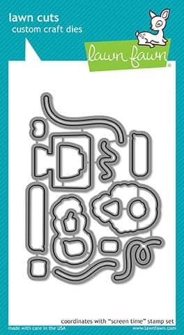 LF1685 ~ Screen Time ~ DIES BY LAWN FAWN