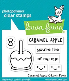 LF1759 S ~ Caramel Apple ~ CLEAR STAMPS BY LAWN FAWN