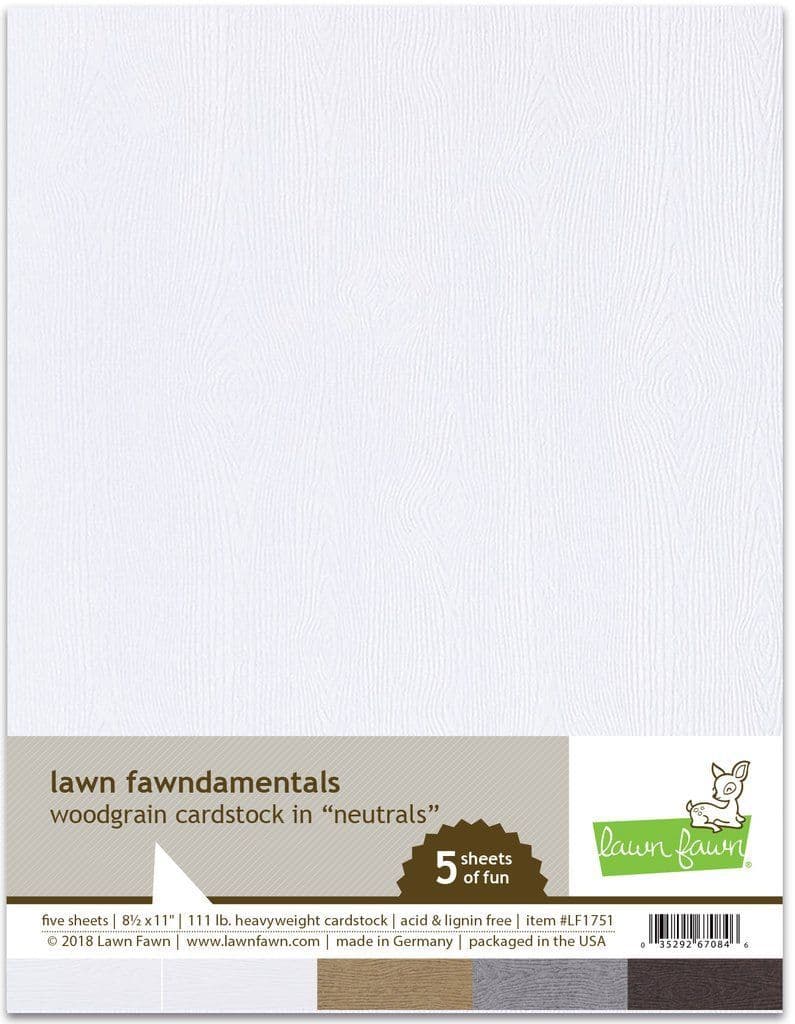 LF1840 ~ Neutrals ~  Fawndamentals ~ CARDSTOCK BY LAWN FAWN