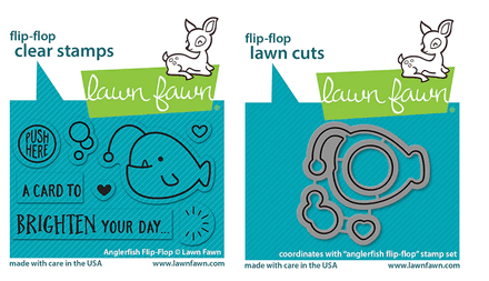 LF2010 - anglerfish flip-flop - Clear Stamps