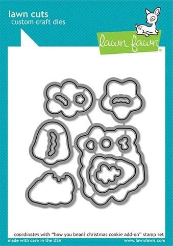 LF2034 ~ How you bean? Christmas Cookie add-on ~ Dies by LAWN FAWN