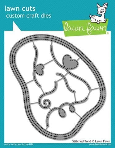 LF2067 ~ Stitched Pond ~ Dies by LAWN FAWN