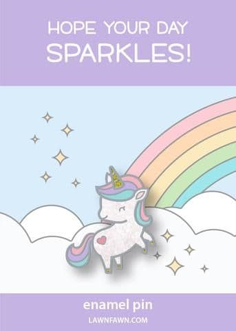 LF2188 ~ My Little Unicorn Enamel Pin ~ BY LAWN FAWN