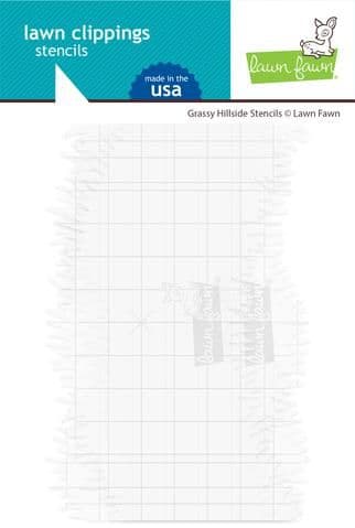 LF2248 ~ Grassy Hillside Stencil ~ STENCILS  BY LAWN FAWN