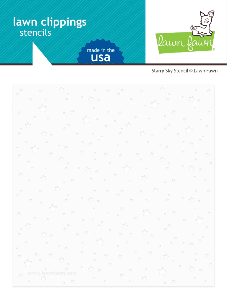 LF2363 - starry sky stencil