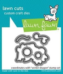 LF2426 S winter dragon ~ DIES BY LAWN FAWN