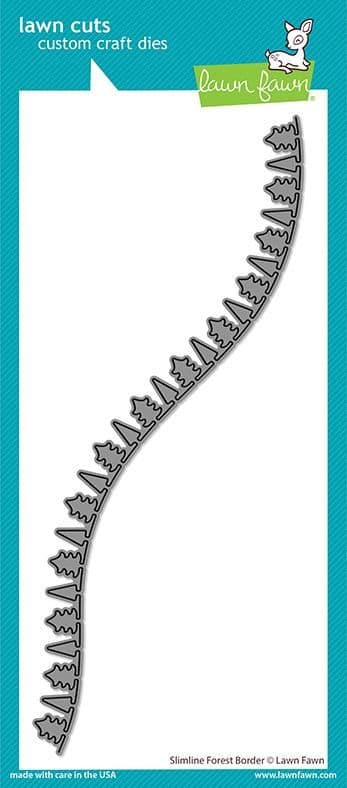 LF2442 slimline forest border ~ DIES BY LAWN FAWN