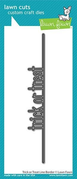 LF2448 trick or treat line border ~ DIES BY LAWN FAWN