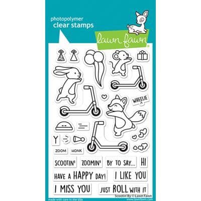 LF2554 - scootin' by - Clear Stamps
