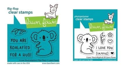 LF2564 - i love you(calyptus) flip-flop - Clear Stamps