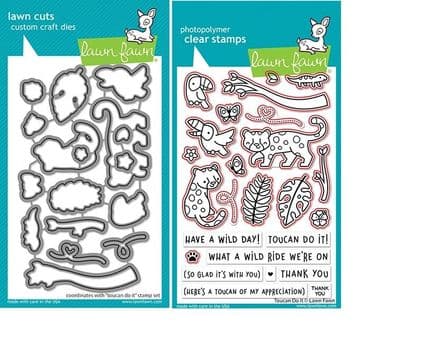 LF2603 - toucan do it - Lawn Fawn Clear Stamps