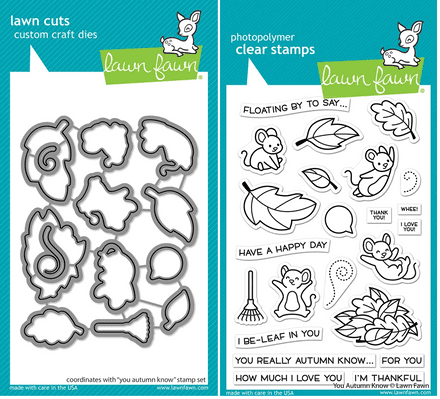 LF2660 - you autumn know Stamps - Lawn Fawn