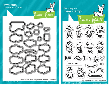 LF2678 - tiny winter friends Stamps - Lawn Fawn