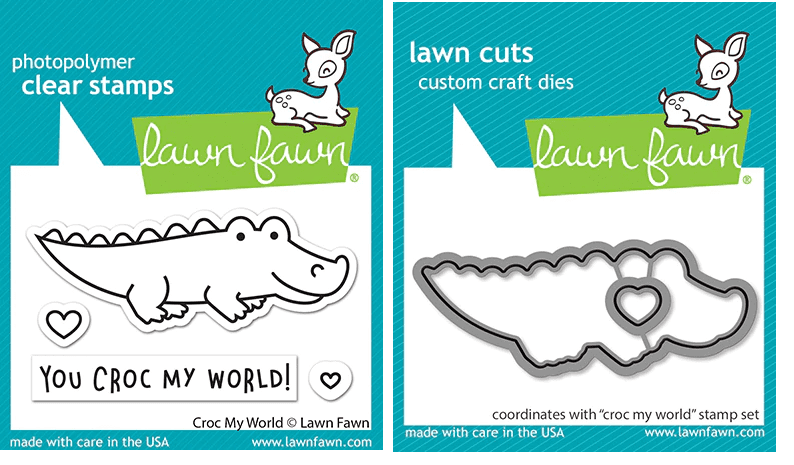 LF2725 - croc my world - Lawn Fawn Die