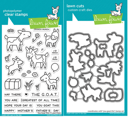 LF2770 - you goat this clear stamp - Lawn Fawn