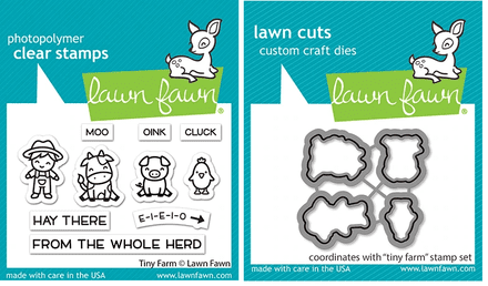 LF2772 - tiny farm clear stamps - Lawn Fawn