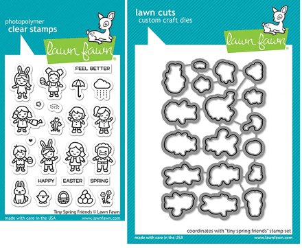 LF2778 - tiny spring friends clear stamps - Lawn Fawn