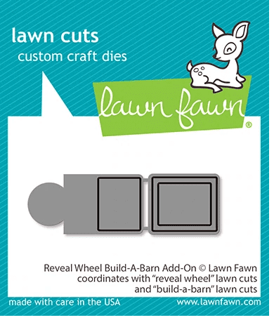 LF2797 - reveal wheel build-a-barn add-on Die - Lawn Fawn